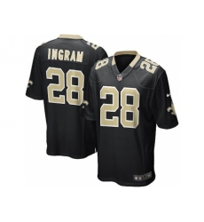 Nike New Orleans Saints 28 Mark Ingram black Game NFL Jersey