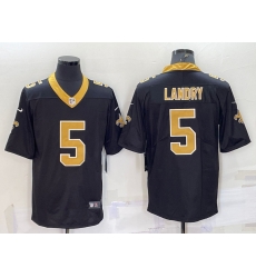 Nike New Orleans Saints 5 Jarvis Landry Black Vapor Untouchable Limited Jersey