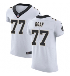 Nike Saints #77 Willie Roaf White Mens Stitched NFL Vapor Untouchable Elite Jersey