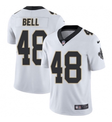 Youth Nike Saints #48 Vonn Bell White Stitched NFL Vapor Untouchable Limited Jersey