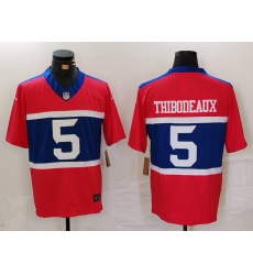 Men New York Giants 5 Kayvon Thibodeaux Century Red Alternate Vapor F U S E  Limited Stitched Football Jersey