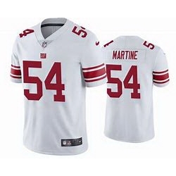 Men Nike New York Giants 54 Blake Martinez White Vapor Untouchable Limited Jersey