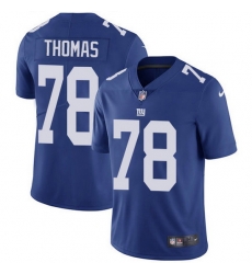 Nike Giants 78 Andrew Thomas Royal Blue Team Color Men Stitched NFL Vapor Untouchable Limited Jersey