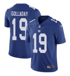 Youth Nike New York Giants 19 Kenny Golladay Blue Stitched NFL Vapor Untouchable Limited Jersey