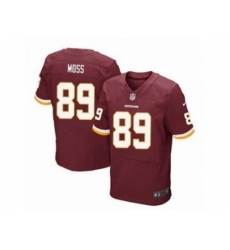 Nike Washington Redskins 89 Santana Moss red Elite NFL Jersey