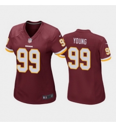 women chase young washington redskins burgundy game jersey 