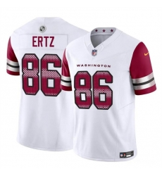 Youth Washington Commanders 86 Zach Ertz White 2023 F U S E Vapor Limited Stitched Football Jersey