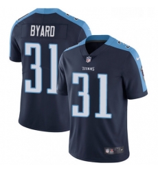 Mens Nike Tennessee Titans 31 Kevin Byard Navy Blue Alternate Vapor Untouchable Limited Player NFL Jersey