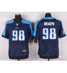 Mens Tennessee Titans #98 Brian Orakpo Navy Blue Alternate NFL Nike Elite Jersey