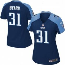 Womens Nike Tennessee Titans 31 Kevin Byard Game Navy Blue Alternate NFL Jersey