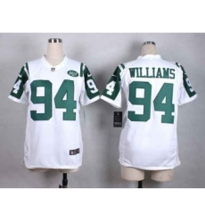 nike women nfl jerseys new york jets 94 williams white[nike]