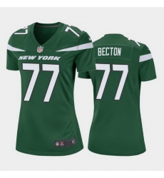 women mekhi becton new york jets green game jersey 