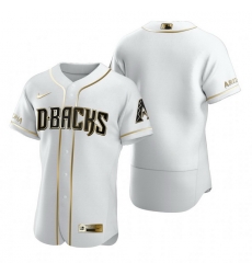 Arizona Diamondbacks Blank White Nike Mens Authentic Golden Edition MLB Jersey