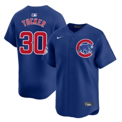 Men Chicago Cubs 30 Kyle Tucker Royal 2025 Limited Stitched Baseball Jersey