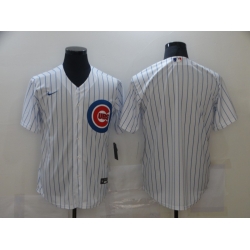 Men Chicago Cubs Nike White Blank Jersey