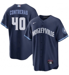 Men's Willson Contreras Chicago Cubs Wrigleyville City Connect Jersey