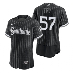 Women Chicago White Sox Southside Jace Fry 2021 City Connect Authentic Jersey