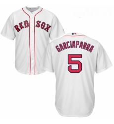 Youth Majestic Boston Red Sox 5 Nomar Garciaparra Authentic White Home Cool Base MLB Jersey