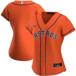 Houston Astros Nike Women Alternate 2020 MLB Team Jersey Orange