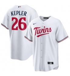 Men Minnesota Twins 26 Max Kepler White Cool Base Stitched Baseball Jersey