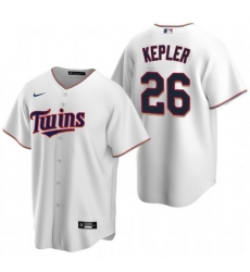 Men Minnesota Twins 26 Max Kepler White Cool Base Stitched Jerse