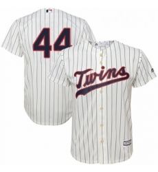 Youth Majestic Minnesota Twins 44 Kyle Gibson Replica Cream Alternate Cool Base MLB Jersey 