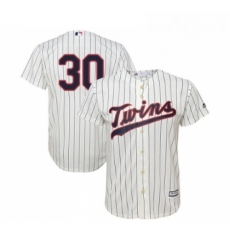 Youth Minnesota Twins 30 Kennys Vargas Replica Cream Alternate Cool Base Baseball Jersey