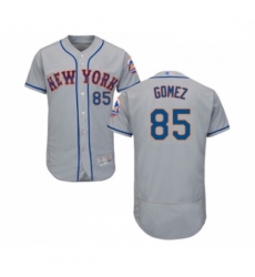 Mens New York Mets 85 Carlos Gomez Grey Road Flex Base Authentic Collection Baseball Jersey