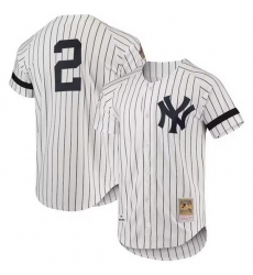 Men New York Yankees 2 Derek Jeter White 1996 Mitchell  26 Ness Cool Base Stitched Baseball Jersey