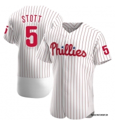 Men Philadelphia Phillies 5 Bryson Stott White Flexbase Stitched Jersey