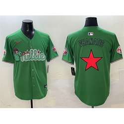 Men Philadelphia Phillies Phanatic Green Limited Stitched Jersey 1