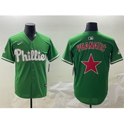 Men Philadelphia Phillies Phanatic Green Limited Stitched Jersey