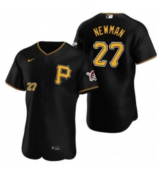 Men Pittsburgh Pirates 27 Kevin Newman Black Flex Base Stitched MLB jersey