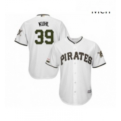 Mens Pittsburgh Pirates 39 Dave Parker Replica White Alternate Cool Base Baseball Jersey