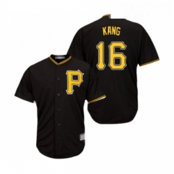 Youth Pittsburgh Pirates 16 Jung ho Kang Authentic Black Alternate Cool Base Baseball Jersey