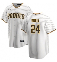 Men San Diego Padres 24 Blake Snell Coolbase White Jersey