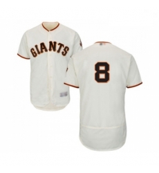 Mens San Francisco Giants 8 Gerardo Parra Cream Home Flex Base Authentic Collection Baseball Jersey