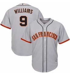 Youth Majestic San Francisco Giants 9 Matt Williams Replica Grey Road Cool Base MLB Jersey