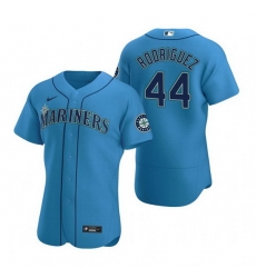 Men Seattle Mariners 44 Julio Rodriguez Royal Flex Base Stitched jersey