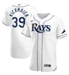 Men Tampa Bay Rays 39 Kevin Kiermaier Men Nike White Home 2020 Flex Base Player MLB Jersey