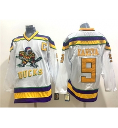 Ducks 9 Paul Kariya White CCM Jersey