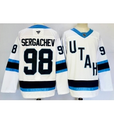 Men Utah Hockey Club ACTIVE PLAYER Custom White Stitched Jersey