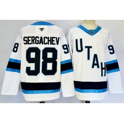 Men Utah Hockey Club ACTIVE PLAYER Custom White Stitched Jersey