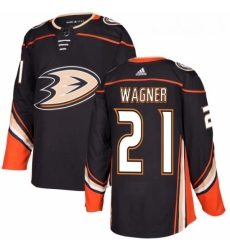 Youth Adidas Anaheim Ducks 21 Chris Wagner Premier Black Home NHL Jersey 