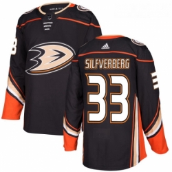 Youth Adidas Anaheim Ducks 33 Jakob Silfverberg Premier Black Home NHL Jersey 