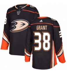 Youth Adidas Anaheim Ducks 38 Derek Grant Premier Black Home NHL Jersey 