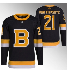 Men Boston Bruins 21 James Van Riemsdyk Black Home Breakaway Stitched Jersey