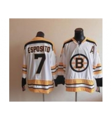 NHL Jerseys Boston Bruins #7 Esposito White Jersey