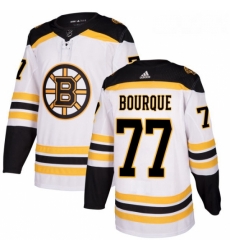 Womens Adidas Boston Bruins 77 Ray Bourque Authentic White Away NHL Jersey 