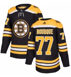 Youth Adidas Boston Bruins 77 Ray Bourque Premier Black Home NHL Jersey 